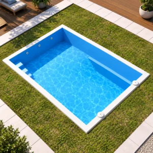 10 fiberglass pool rectangle corner steps