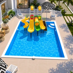 14 fiberglass pool play pool kids play structure