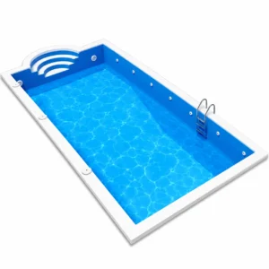 18 fiberglass pool rectangle roman steps and ladder