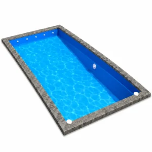 20 fiberglass pool rectangle minimal stone edge
