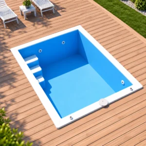 36 fiberglass pool square plunge